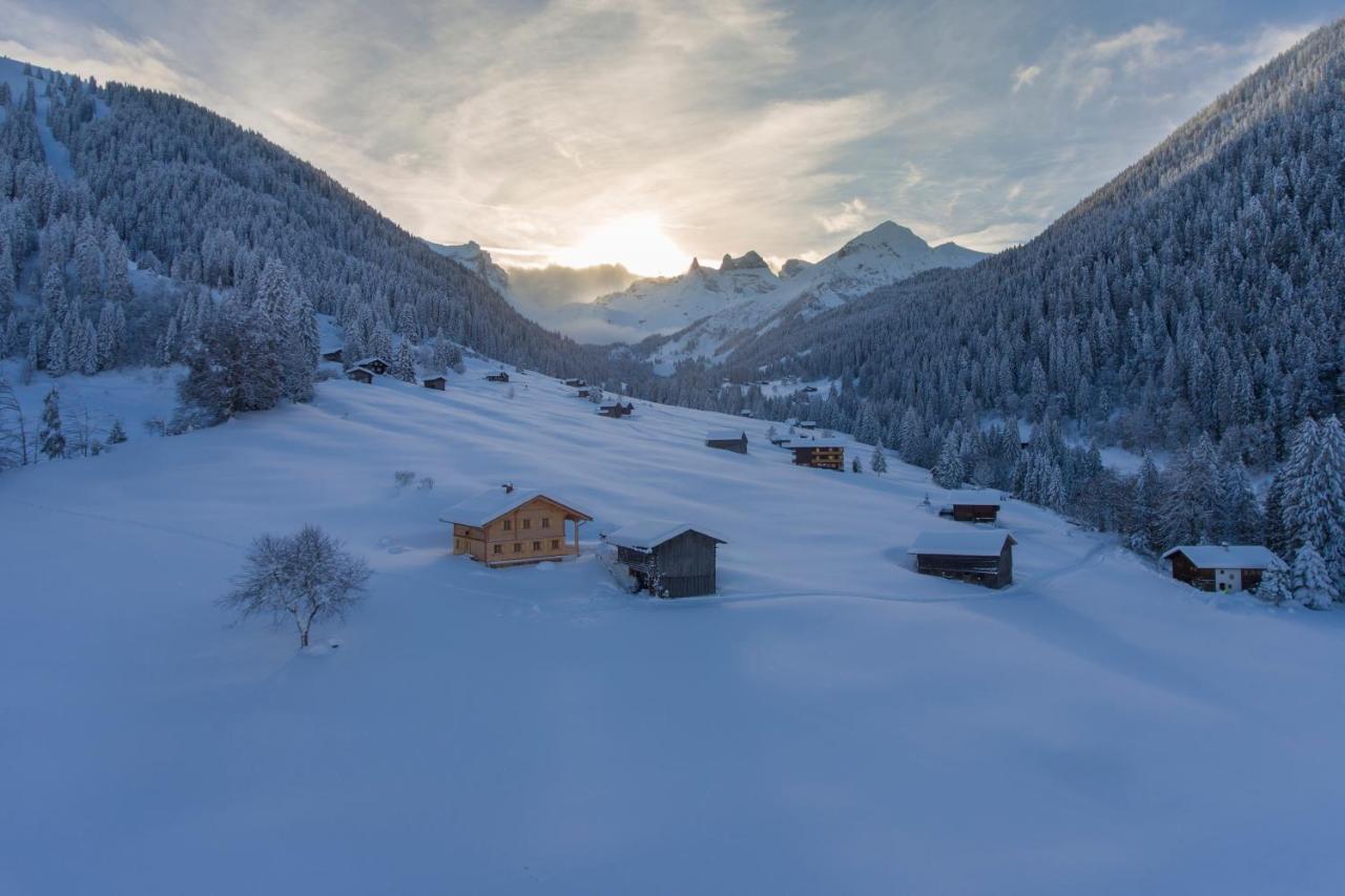 Chalet Berghaus Gauertal シュルンス エクステリア 写真